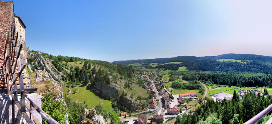 Fort de Joux : la cluse 