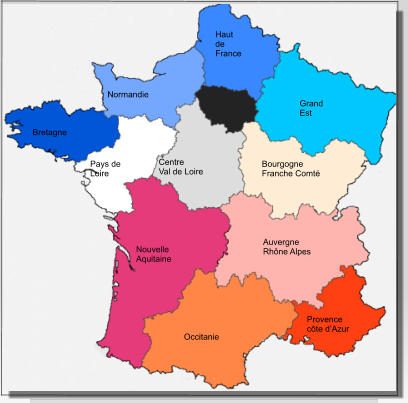 les régions de France