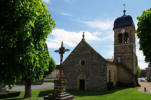 Villeneuve lembron : vue 2 de l'église Saint Claude