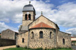 Villeneuve lembron : vue 1 de l'église Saint Claude