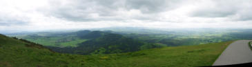 Vue depuis le sommet du Puy de Dôme