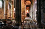 Brioude :la basilique Saint Julien, intérieur de la collégiale