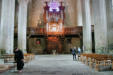 La Chaise dieu : abbaye de la Chaise Dieu, les orgues vue depuis l'autel