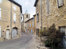 Village de Chamaret : dans les rues du village