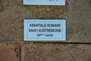 Issoire : panneau Abbatiale Saint Austremoine