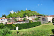 Usson : vue générale du village