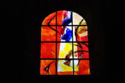 Brioude  basilique Saint Julien, vitrail 3
