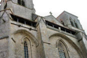 La Chaise dieu : extérieur de l'abbaye