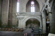La Chaise dieu : intérieur de l'abbaye