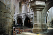 La Chaise dieu : l'intérieur de l'abbaye