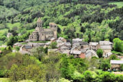 Saint Nectaire : vue d'ensemble de la ville