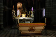 Riom : autel de la basilique Saint Amable