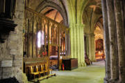 Saint Pourcain : intérieur de l'église Sainte Croix