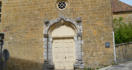 Nozeroy : Porte de l'ancien hôpital Saint Barbe