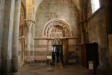 Vézelay : Basilique Sainte Marie Madeleine,entrée à une porte avec tympan