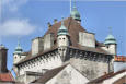 Luxeuil les bains : toit d'une tour 