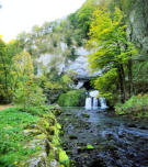 Source du Lison : vue de l'ensemble du site