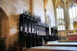 Abbaye de Montbenoit : les stalles