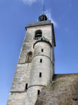 Ornans : clocher de l'église Saint Laurent