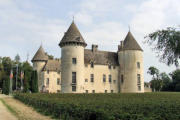 Savigny lès Beaune : vue générale sur le château