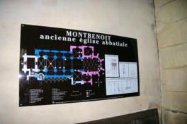 Abbaye de Montbenoit : plan 1