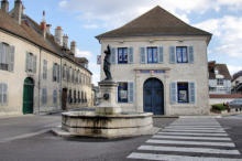 Ornans : la fontaine de Samaritaine