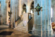 Autun : intérieur de la cathédrale Saint Lazare