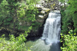 Saut du Doubs : le saut du Doubs du haut de ses 27 mètres