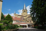 Paray le Monial : ensemble architectural de l'abbaye du Sacré Coeur