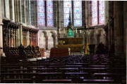 Luxeuil les Bains : le choeur de la basilique