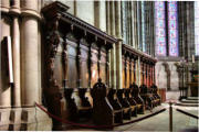 Luxeuil les Bains : les stalles de la basilique