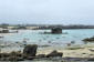 Bretagne-Meneham-hameau de Kerlouan-bateaux à marée basse au milieu de rochers