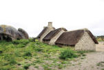 Bretagne-Meneham-hameau de Kerlouan-maisons mitoyennes