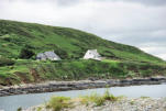 Bretagne-Trédez locquémeau-habitations sur les contreforts de la baie