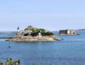  l’île de Louët et le château du Taureau au 2ème plan