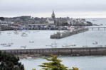 Bretagne-Roscoff-vue sur la ville et le port