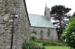 Bretagne-Le Yaudet-façade droite de Notre Dame du Yaudet 