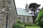 Bretagne-Le Yaudet-façade droite de Notre Dame du Yaudet 