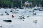 Bénodet - bateaux au mouillage