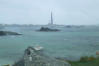 Bretagne-Plouguerneau-vue sur le phare de l'ile Vierge