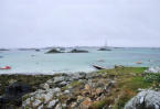 Bretagne-Plouguerneau-rochers-océan-bateaux 