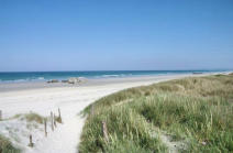 Plage de Kerguellec - les dunes - le sable fin et l’océan