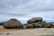 Bretagne-Trégastel-rochers polis par l'océan