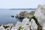 Bretagne-cap de Dinan-le cap,en arrière plan la pointe de Pen'Hir