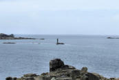 Bretagne-Lampaul Plouarzel-rochers face à l'océan