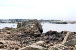 Bretagne-Primel Trégastel-rochers sur rivage