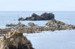 Bretagne-Primel Trégastel-rochers avec balises