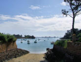 Ile de Bréhat - bateaux au mouillage