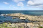 Bretagne-pointe Saint Mathieu-vue sur l'océan-rochers du littoral