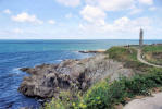 Bretagne-pointe Saint Mathieu-vue sur le mémorial